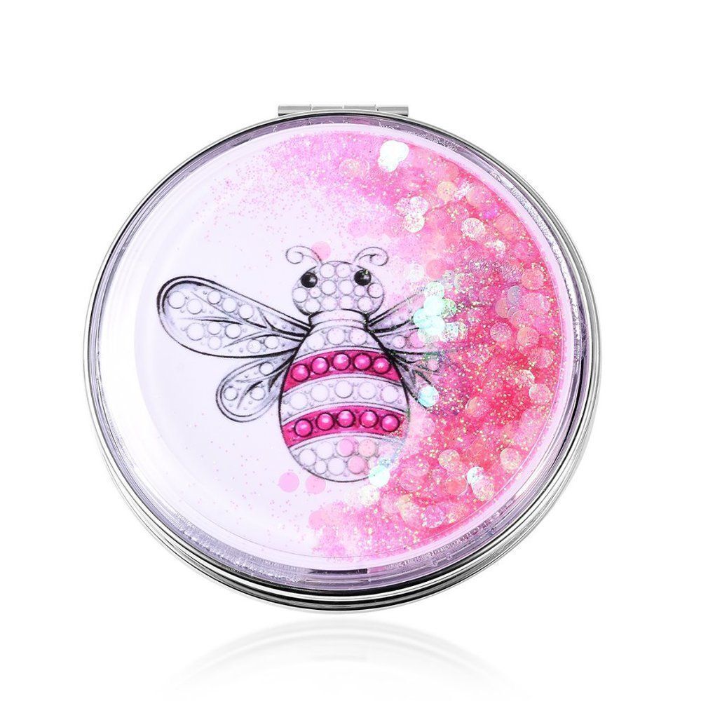 Bumble Bee Mirror in Silvertone